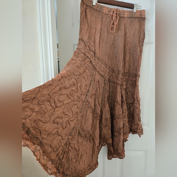 Scully Earthy Brown Maxi Skirt - Picture 2 of 7